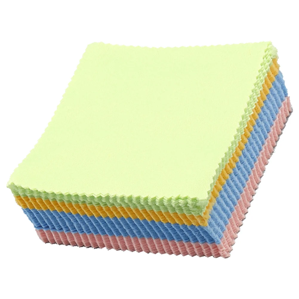

100 Pcs Glasses Cloth Eyeglass for Cleaning Small Cleaner Wipes Lenses Supple Phone Screen