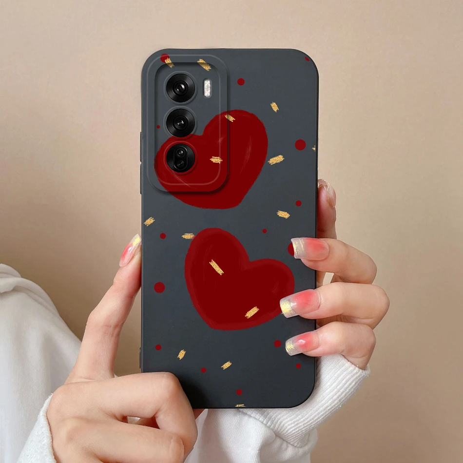 Tulips Cute Cat Soft Silicone Phone Case with Camera Protector