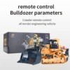 9 Channel 2.4G Radio Controlled Car 1/24 RC Crawler Heavy Bulldozer Radio Controlled Cars Toys for Children 5