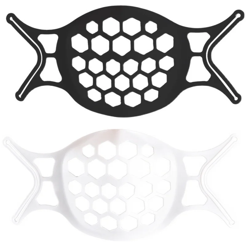 5/10pcs 새로운 3D 입 마스크 지원 호흡 보조 도움말 마스크 내부 쿠션 브래킷 실리콘 마스크 홀더 성인 통기성 밸브