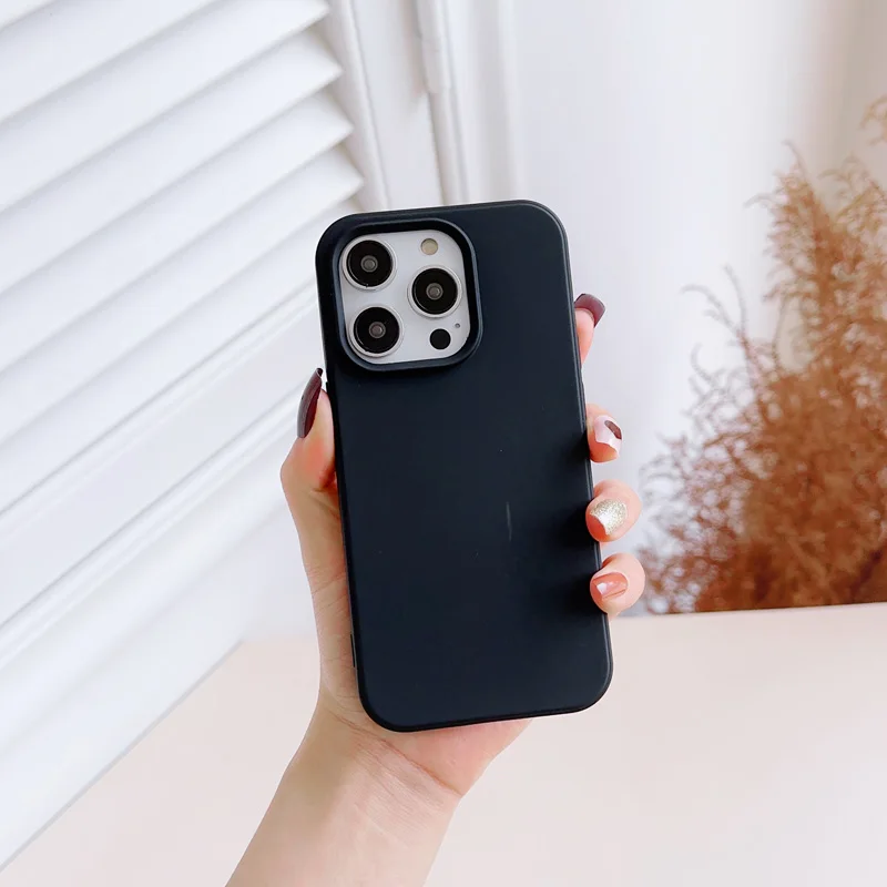Vibrant Silicone Shockproof Phone Case - Soft Matte Finish