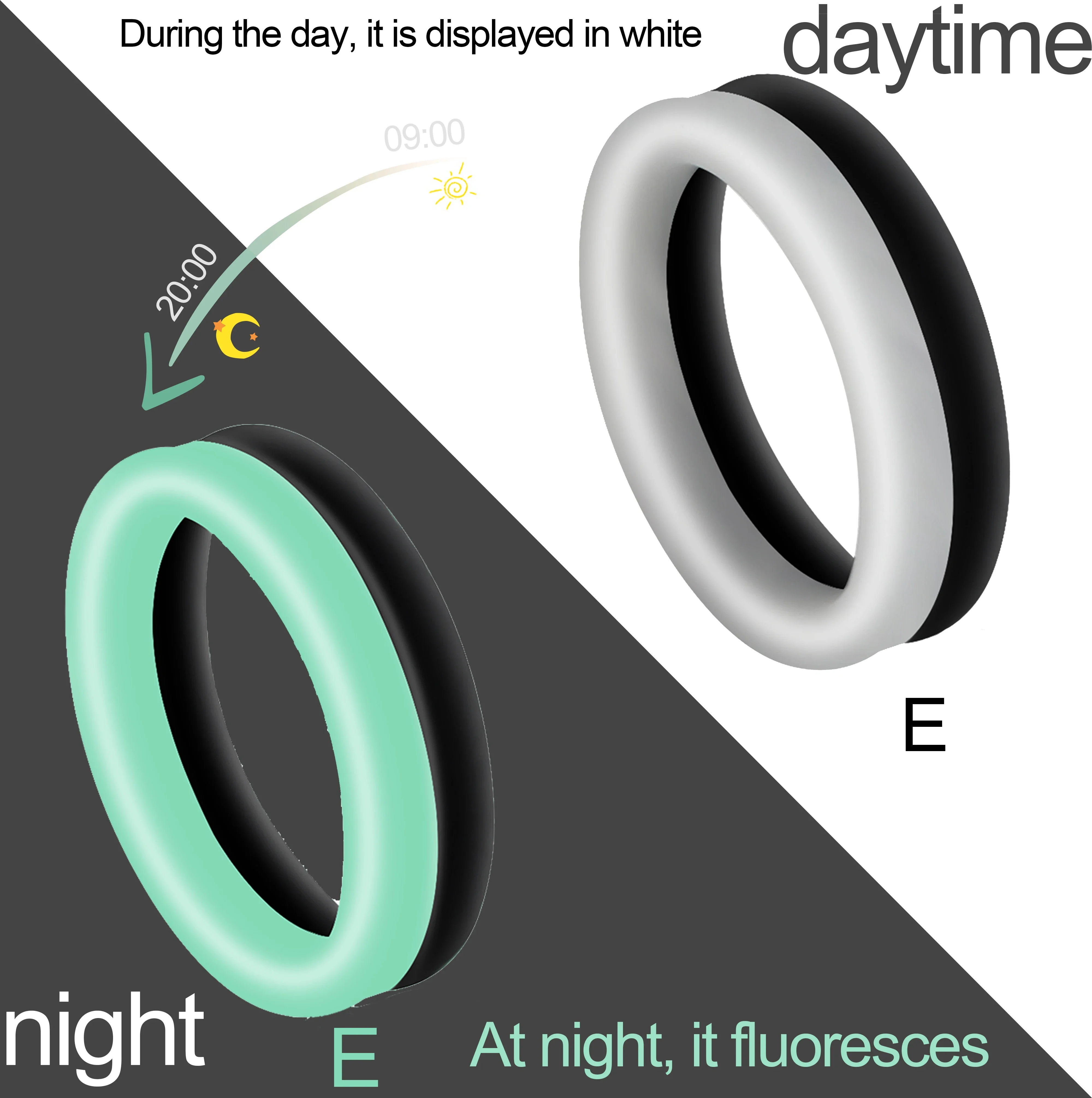 Silicone Penis Ring Penis Ring Silicone Penis Rings Male Lock Essence Chastity Device Cock Ring Delay Ejaculation For Male Couple Masturbator Adult Sex