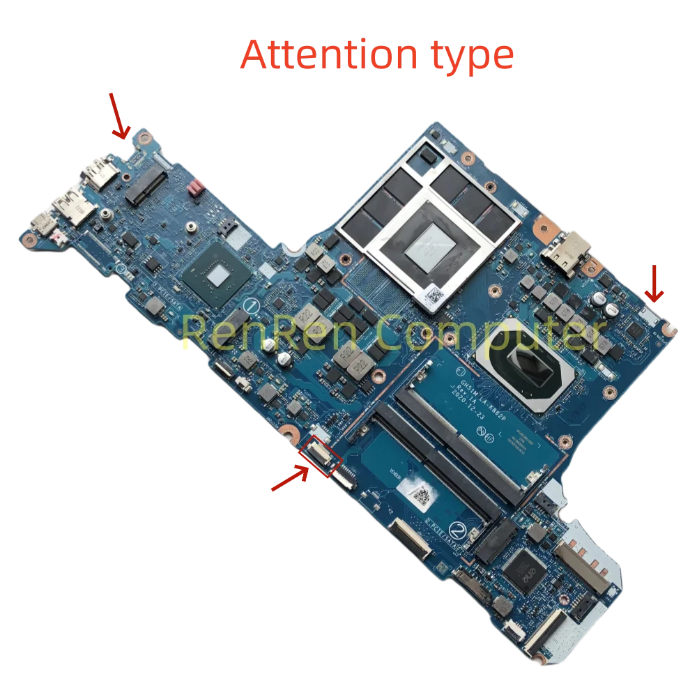 GH51M LA-K862P FOR Acer Predator PH315-53-71HN AN515-55 Laptop