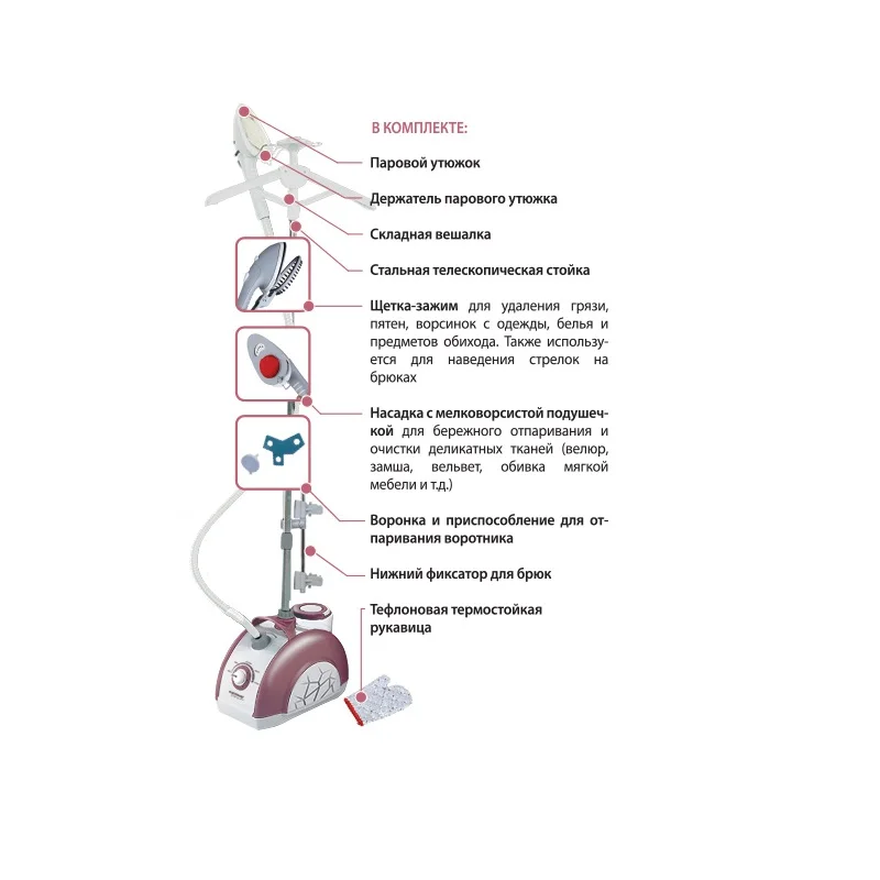 Отпариватель для одежды Endever ODYSSEY Q-912 (Мощность 1960 Вт, резервуар для воды 1.2 л, макс.температура пара 103 °С, время непрерывной работы 30 мин