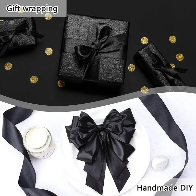 Elegant Silk Satin Ribbon for Events and DIY Crafts - 25 Yards