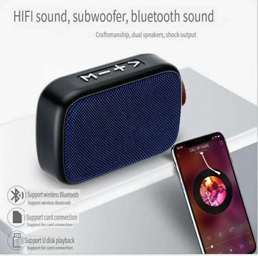 Portable Speakers Outdoor Bluetooth 5.0 Mini Oxford Loudspeaker Wireless Column 3D Stereo Music Player Surround Hifi sound Box