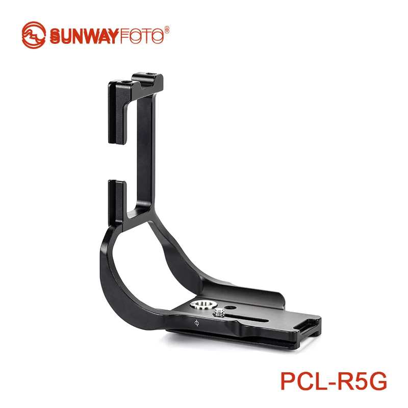 Sunwayfoto Pcl-R5G Staffa L Personalizzata Per Canon Eos R5/R6 Con Impugnatura Batteria Bg-R10 Compatibile Arca Rrs