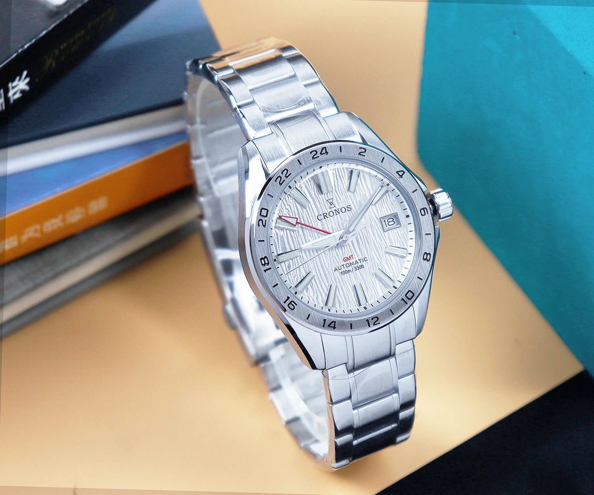 CRONOS クロノス Cronos 2025 Rhombus / Perlage Dial Limited 39mm See-through