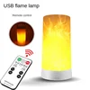 LED Flame Lamps for Room Simulated Flame Night Lights Lava Lamps Indoor Bar Ktv Wedding Decoration for Christmas New Year Gift 2