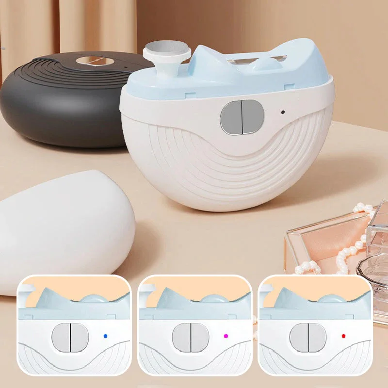 2 In 1 Electric Nail Clippers Manicure Anti-Splash Nail Trimmer For Baby Finger Toe Scissors Pedicure Thick Nails Cutter Tools