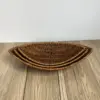 3PCS Fruit Dish Weaving Creative KTV Restaurant Snacks Dim Sum Basket French Fries Basket Desktop Storage Basket Rattan Weaving 2