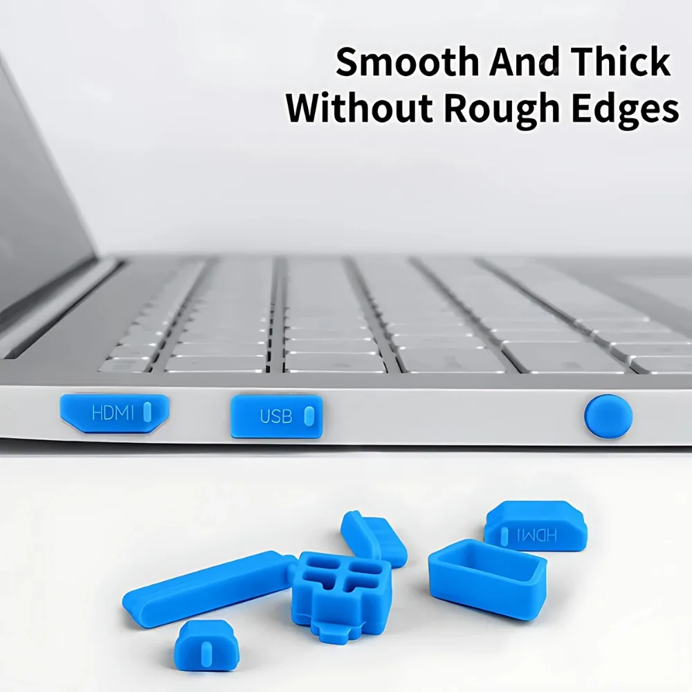 STONEGO 1 Set (16) Universal Laptop Dust Plug, Suitable for Laptop Computer Mobile Phone Silicone Waterproof Design 4