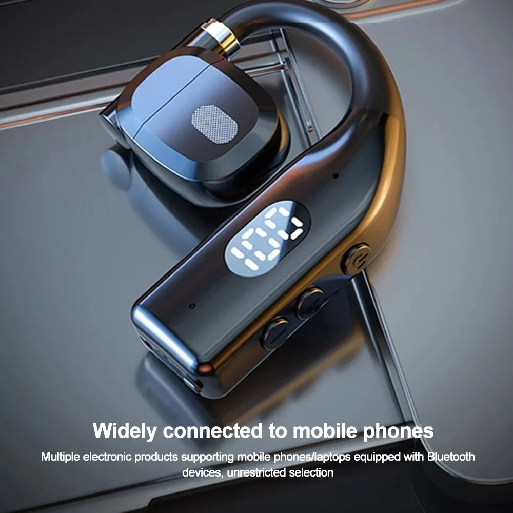 Wireless Bluetooth Headphones Bone Conduction Earphones With Microphone Handsfree Noise Canceling Headset For Driving Audifonos 5