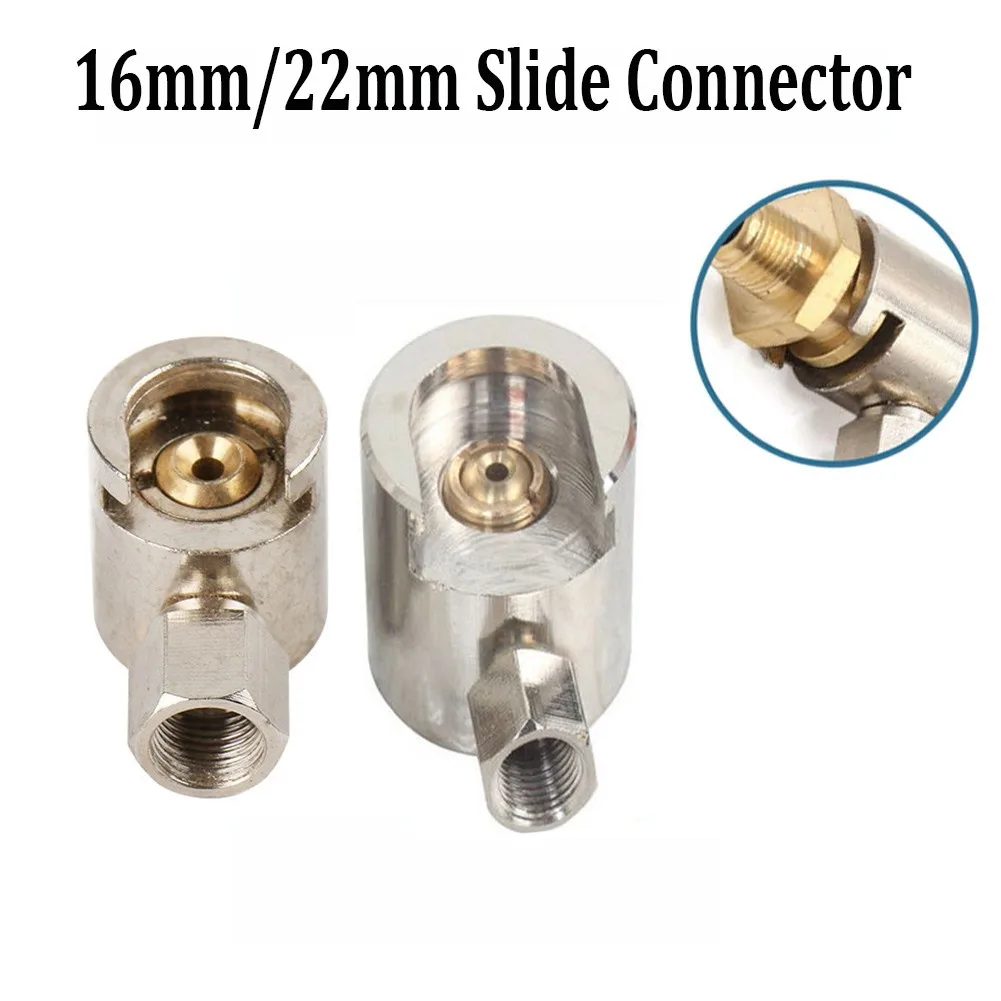 

16mm/22mm Coupler Slide On Hexagon Grease End Connector Coupler 5A 220V Pressure Butter Fittings for Cars & Trucks