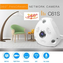 

Vstarcam 3MP IP Camera Wifi Camera 360 Degree Panoramic FIsheye 3D Surveillance Security Camera IR Night Vision Two Way Intercom