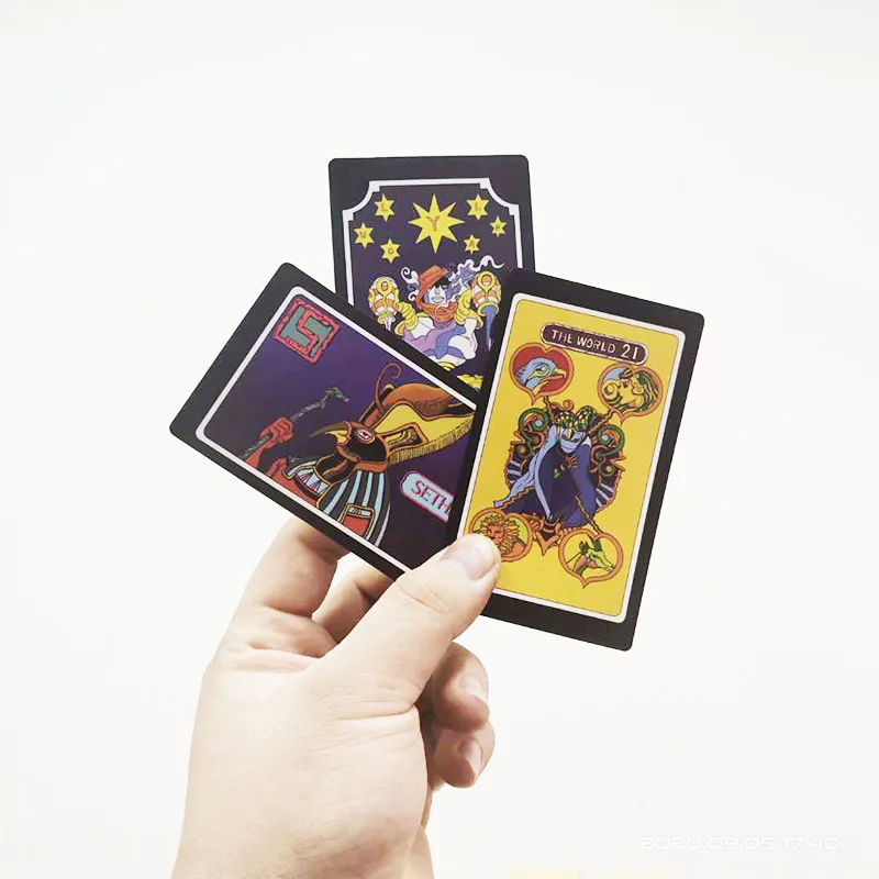 JoJo Bizarre Adventure Tarot Cards 22 Grand Akana + 9 Royal Gods 4
