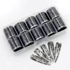 10 Rolls/Box White Black Lace Nail Art Foils Set Nail Transfer Sticker Paper DIY Manicure Styling Nail Decoration Accessories 4
