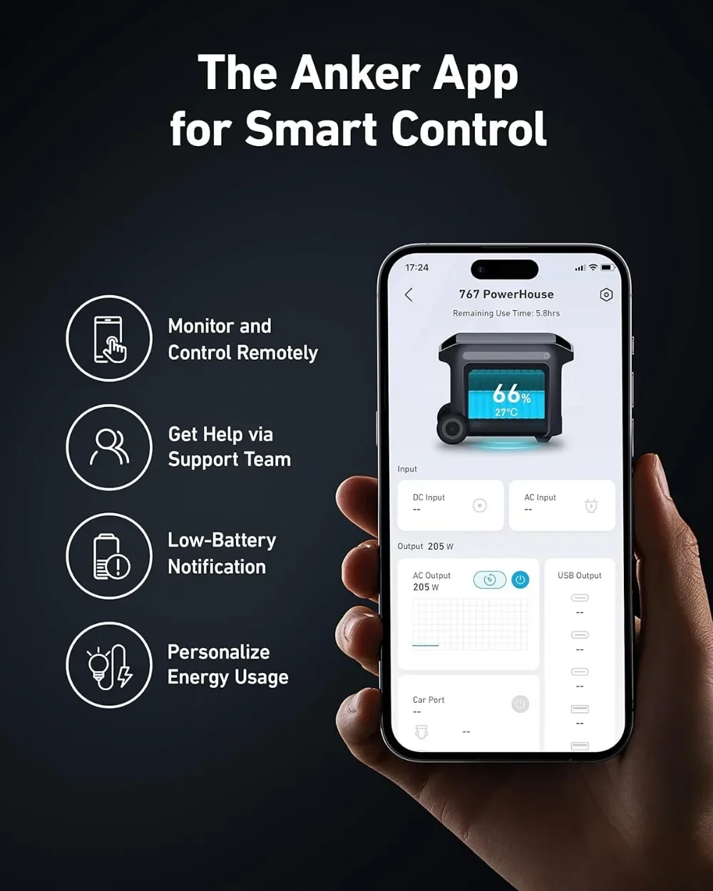 SOLIX F2000 Portable Power Station, PowerHouse 767 and 760 Expansion Battery, 4096Wh LiFePO4 Battery with 4 AC Outlets Up 5