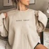 Jesus Saves Graphic Sweatshirt | Christian Faith Sweatshirt