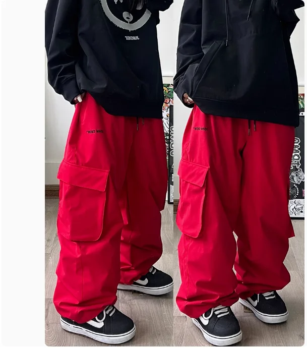 Ski Pants John Snow 3L Loose Snowboard Wear Waterproof Windproof Warm Snow Trousers Women Men Jumpsuit Winter Outdoor Skiing Pants