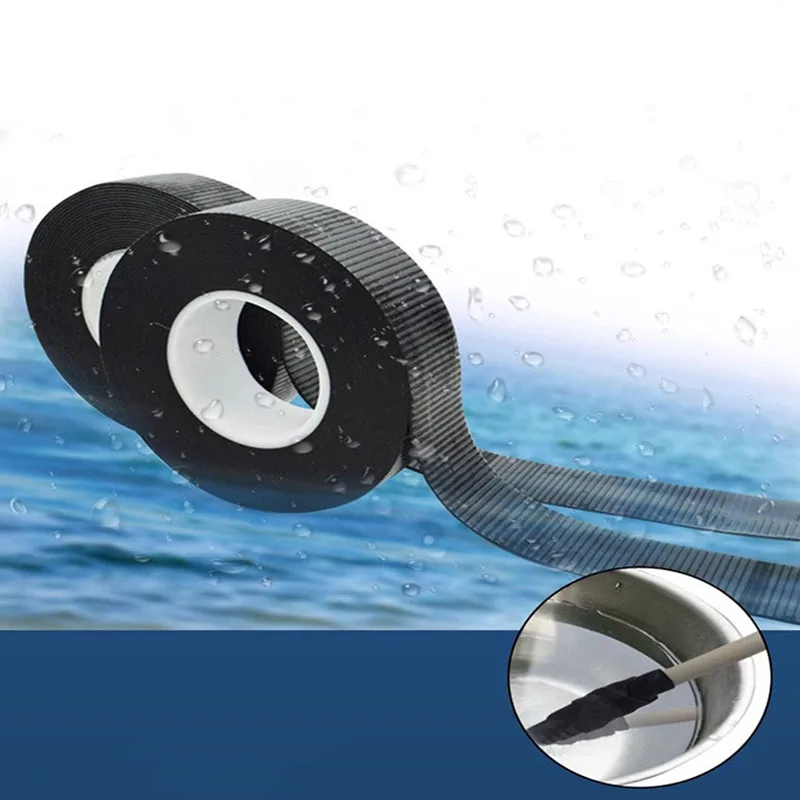 High Pressure Self-Adhesive Rubber Electrical Tape PVC Waterproof Insulated Bonding Weld Rubber Sealing Self-Amalgamating Tape electrical tape electrical insulating tape insulation tape