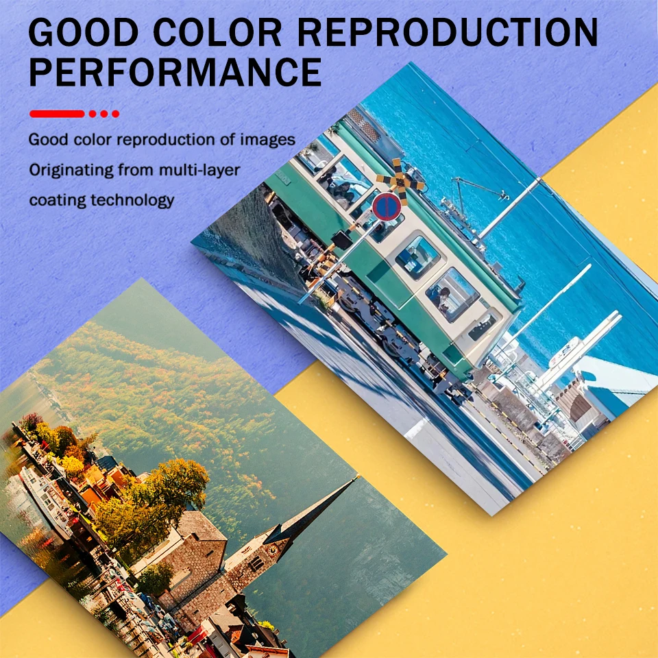 Photo Paper Photo Printing Paper Fniiva 100PCS 3R/5R Glossy 230g High Gloss Quick Dry for Canon Epson HP Inkjet Printer