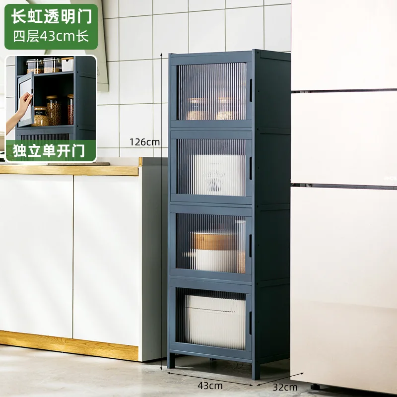 Vitrina Organizadores Closet Organizer Vitrine Kitchen Cabinets Storage Sideboard Shelf Librero Organizador Muebles De Cocina