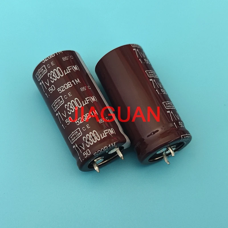 Nippon ce 71v3300uf 22×45 mm Ncc Capacitor Eletrolítico 3300uf 71v Chemi-con ce 3300uf 71v em Vez 63v 3300uf Peças Novo