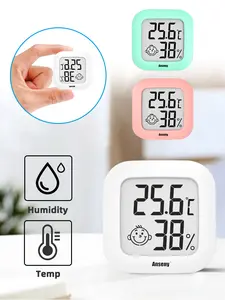 Цифровой мини-термометр, гигрометр для использования в помещении и на улице, домашний гигрометр, датчик, измеритель температуры и влажности...