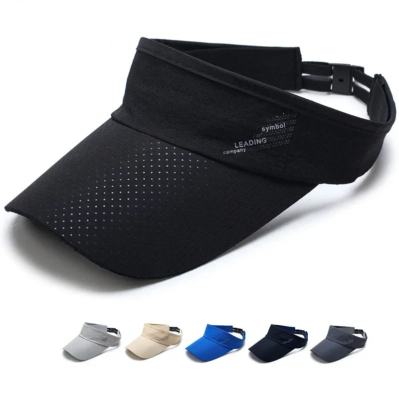 Sports Hat Men and women's summer sun protection quick drying hats mesh hollow top hats outdoor sun shading hats running hat