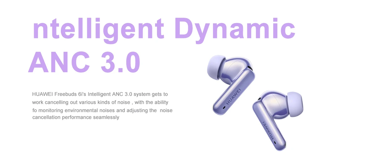 HUAWEI FreeBuds 6i ANC Wireless Earbuds description image 2