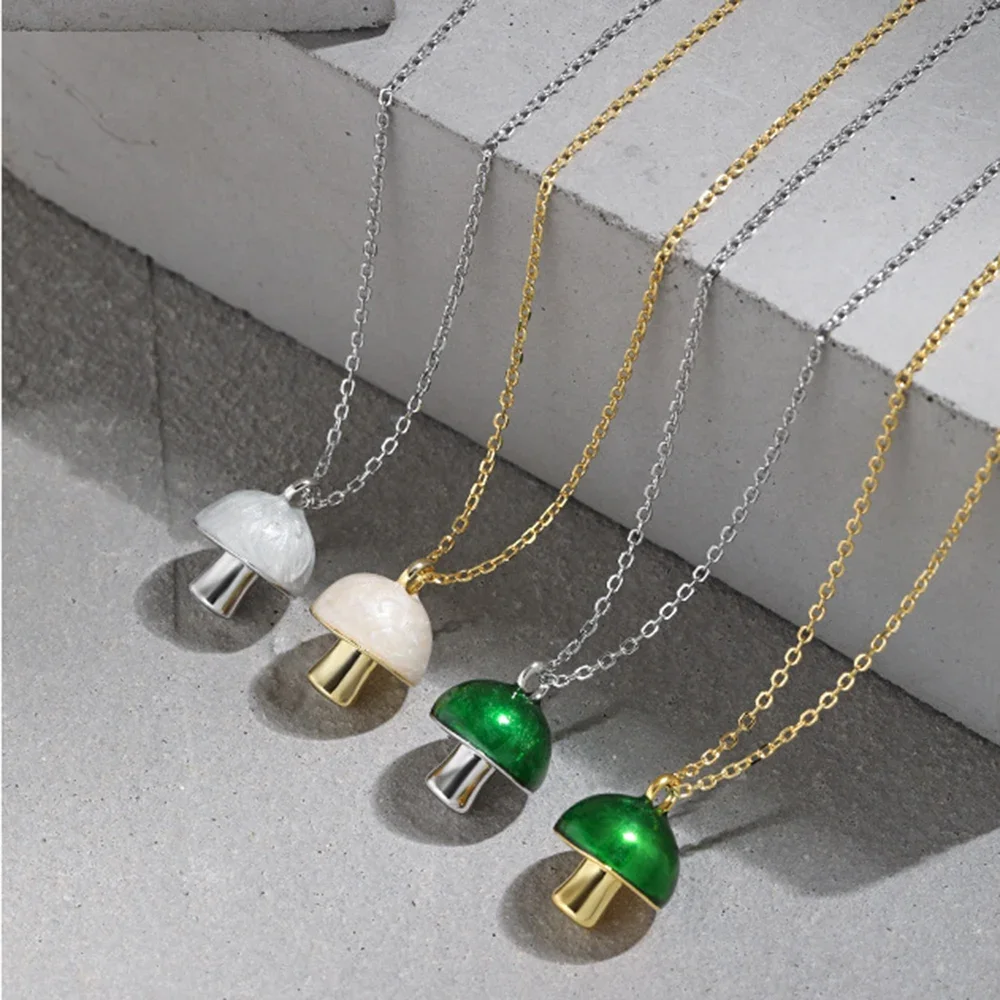 ANDYWEN-100%  골드 그린 샤이니 심플 펜던트 롱 체인, 파티 목걸이 초커 2022 파티 파인 쥬얼리