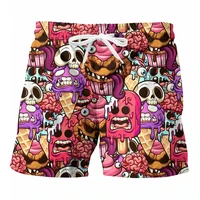 Summer Basketball Men's Floral Beach Cute Board Man Swimsuit Rainbow Shorts Pants Dry Sports Swim Wear Hawaii Big Size Swimwear 1