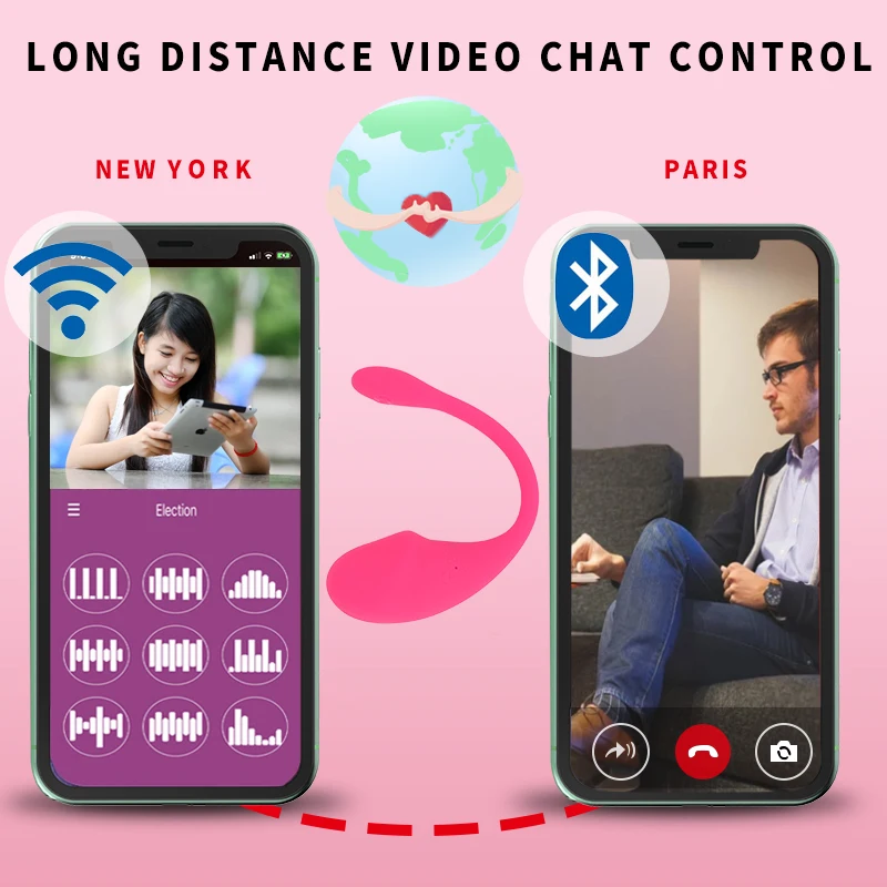 Female Sex Toys APP Remote Control Bluetooth Vibrator For Women Adults