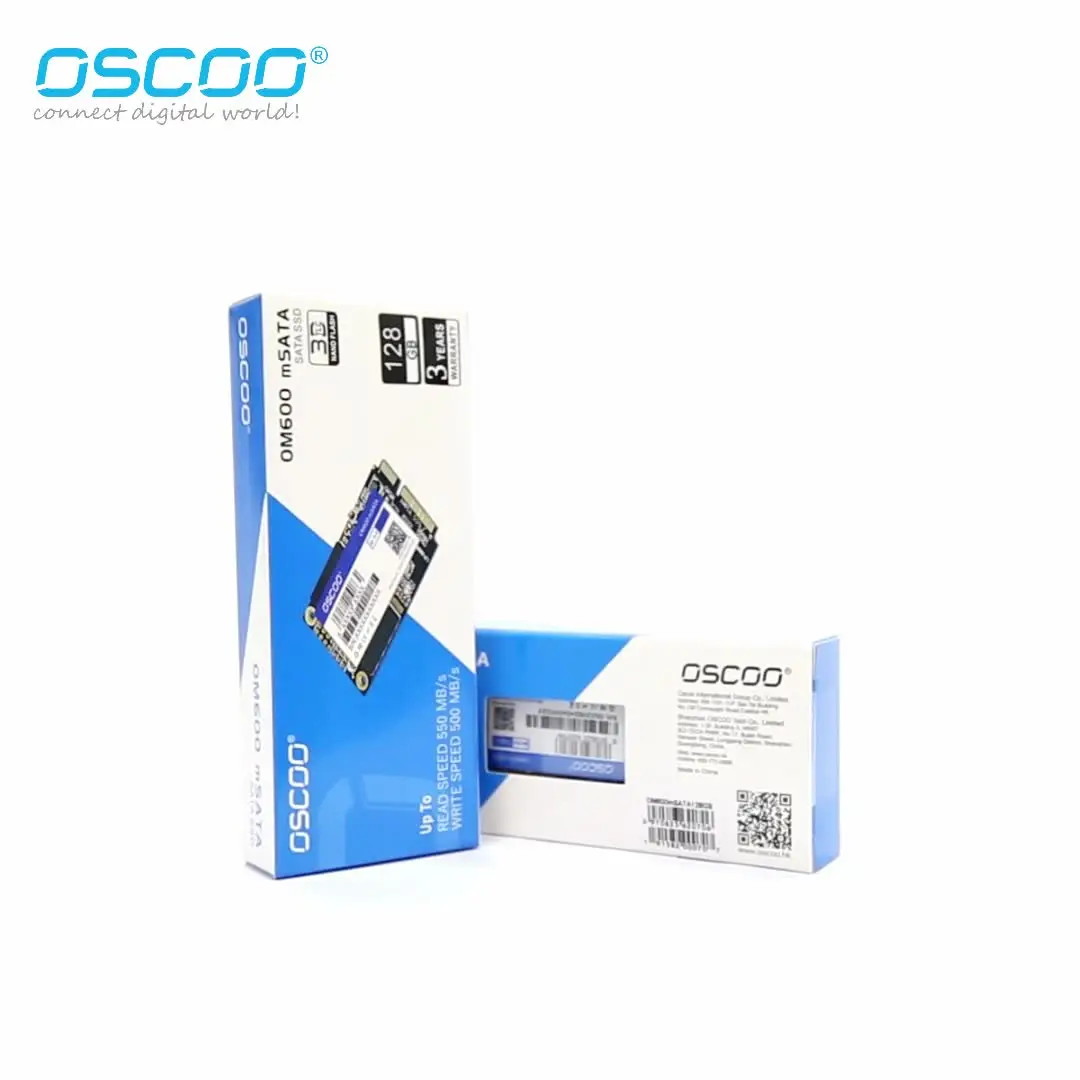 OSCOO OM600 mSATA Internal SSD 1TB mSATA SATA Rev.3.0 6Gb/s 3D TLC