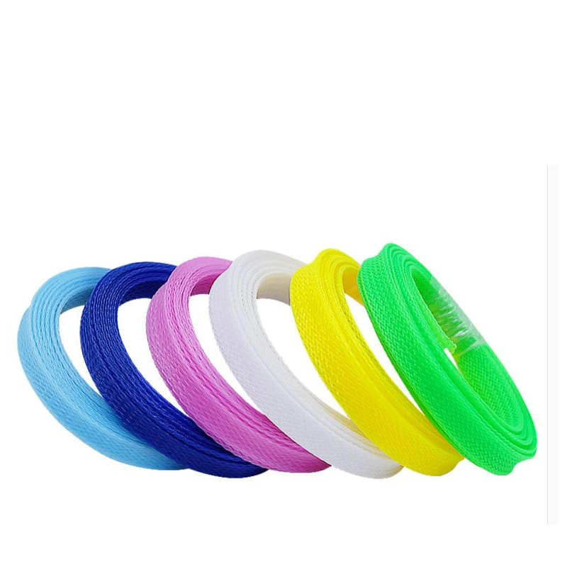 Description Picture 3 of itemInsulated PET Braid Sleeving 3mm ~18mm Flame Retardant Flexible Shock Absorption Color Encryption Wire and Cable Protective Tube