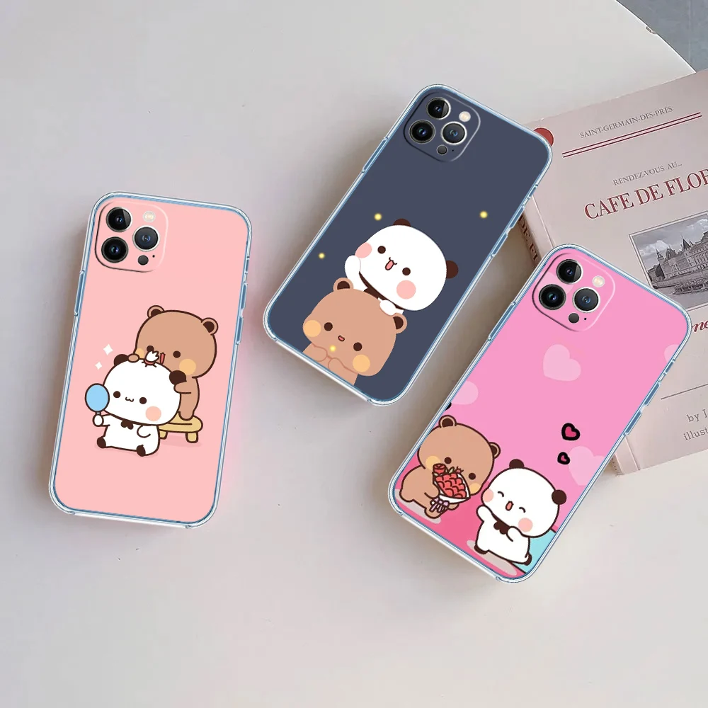 Transparent Protective Phone Case with BUBU DUDU Design