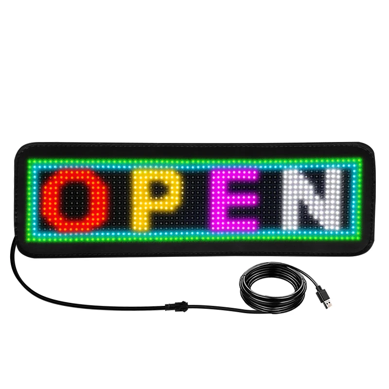 Advertising Flexible LED Display Soft LED Panel Full Color Light UP Digital  Moving Messages Display APP Programmable LED Ticker AliExpress