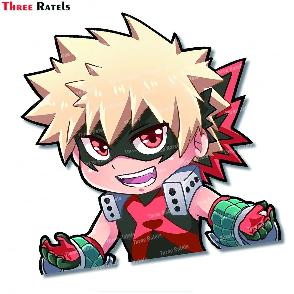 

Три Ratels J753 Dabi My Hero Академия Peeker наклейки для школы подарки аниме наклейки с рисунками виниловый материал водостойкость