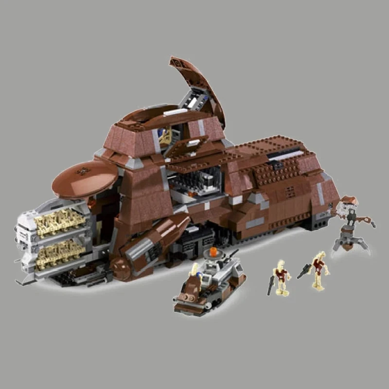 

1338pcs MTT Containerized Battle Droids Troop Carrier Trade Federation MTT MOC Building Blocks Model DIY Bricks Toys