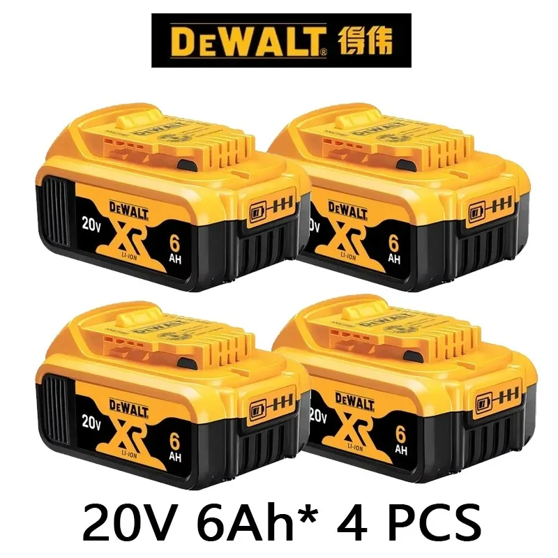 20V 6.0Ah X4PCS