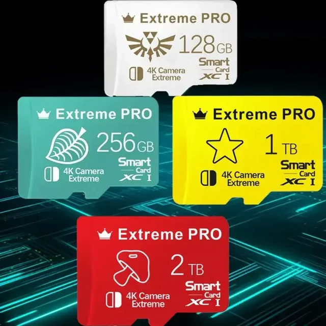 Original 2TB High Speed Mini Memory Card 1TB Class 10 SD Card Memory Card 512/256/128GB SD Card For Nintendo Switch Accessories