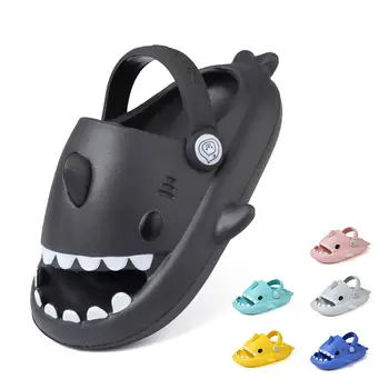 KIDMI Kids Shark Cloud Slides Cartoon Ragazzi Ragazze Slip On Sandali Morbidi Pantofole da Spiaggia per Bambini Scarpe da Doccia per Piscina Scarpe Ammortizzate 1