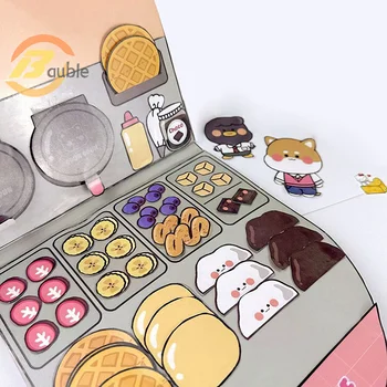 Waffle Knead Creative Cute Quiet Book Decompression Toy Book Handmade DIY Homemade Book Material Pack 1