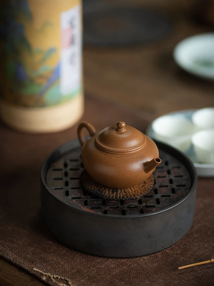 

Yixing Purple Clay Pot Kung Fu Tea Teaware Handmade Household Small Capacity Raw Ore Old Segment Mud Teapot