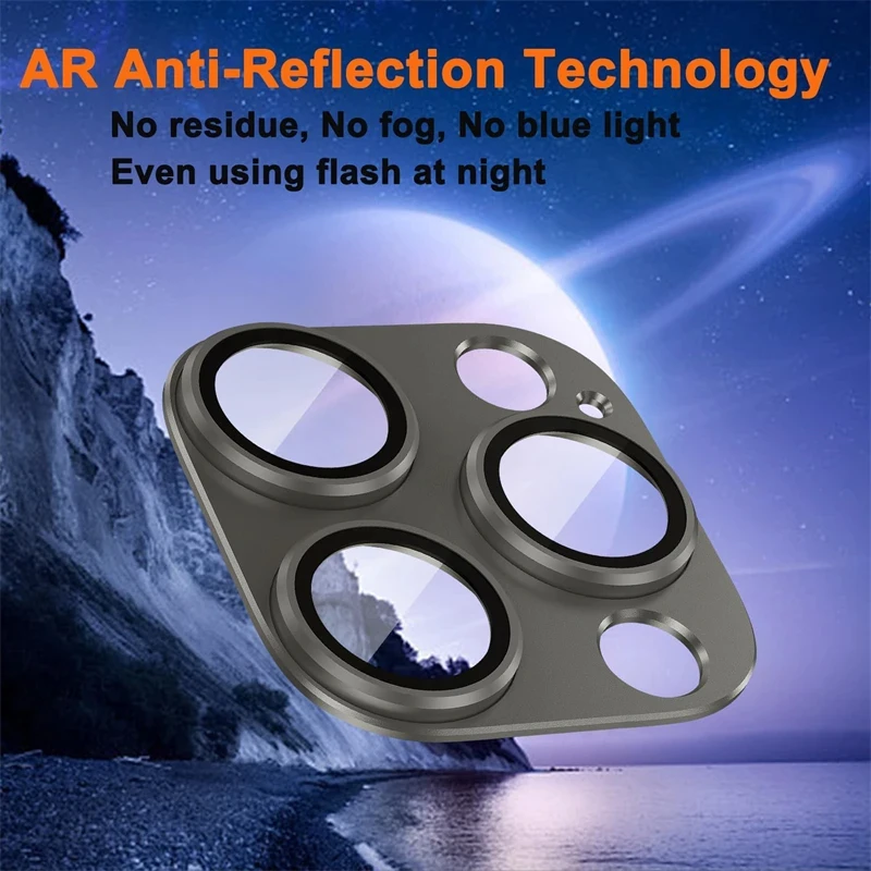 Premium Metal Camera Lens Protector with Ultra High Definition Glass