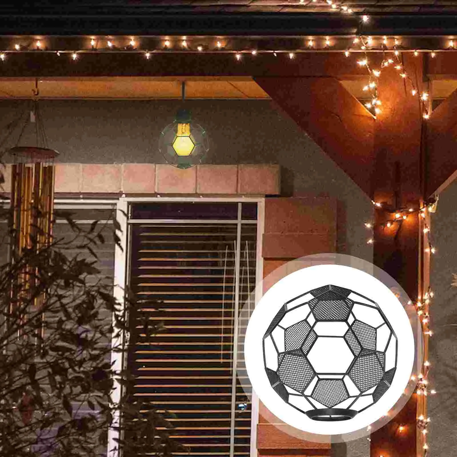 Football Soccer Retro Restaurant Wire Shades Reusable for Pendant Decorative