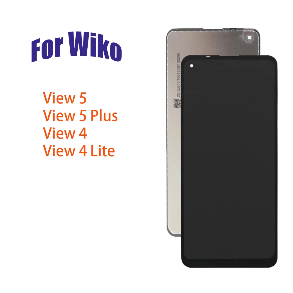 

100% протестирован для Wiko View 5 Plus LCD дисплей кодирующий преобразователь сенсорного экрана в сборе Замена для Wiko View 4 Lite ЖК-дисплей