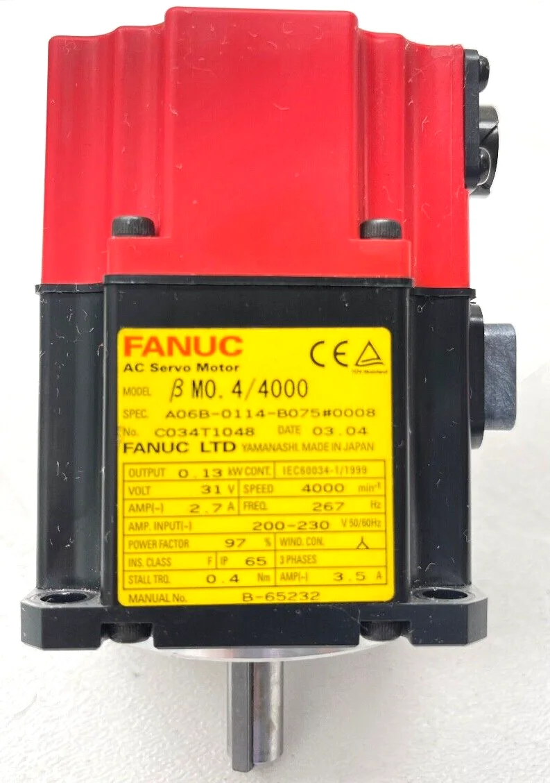 

A06B-0114-B075 Fanuc Systems Servo Motor Test OK