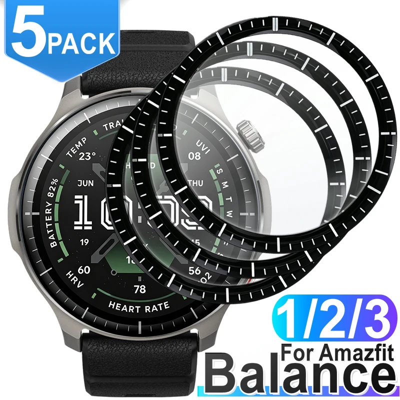 Balance3 Curved Screen Protector - Clear Full Coverage Soft Film (1/3/5 Pack)